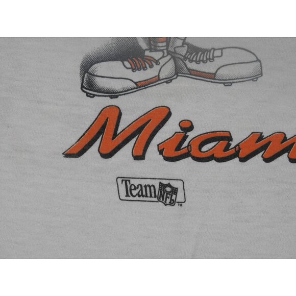 Vintage 1994 Miami Dolphins Looney Tunes Double Sided T-Shirt Men's Large - Picture 5 of 13